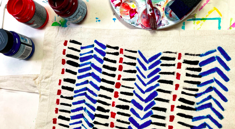 Free Hand Fabric Painting