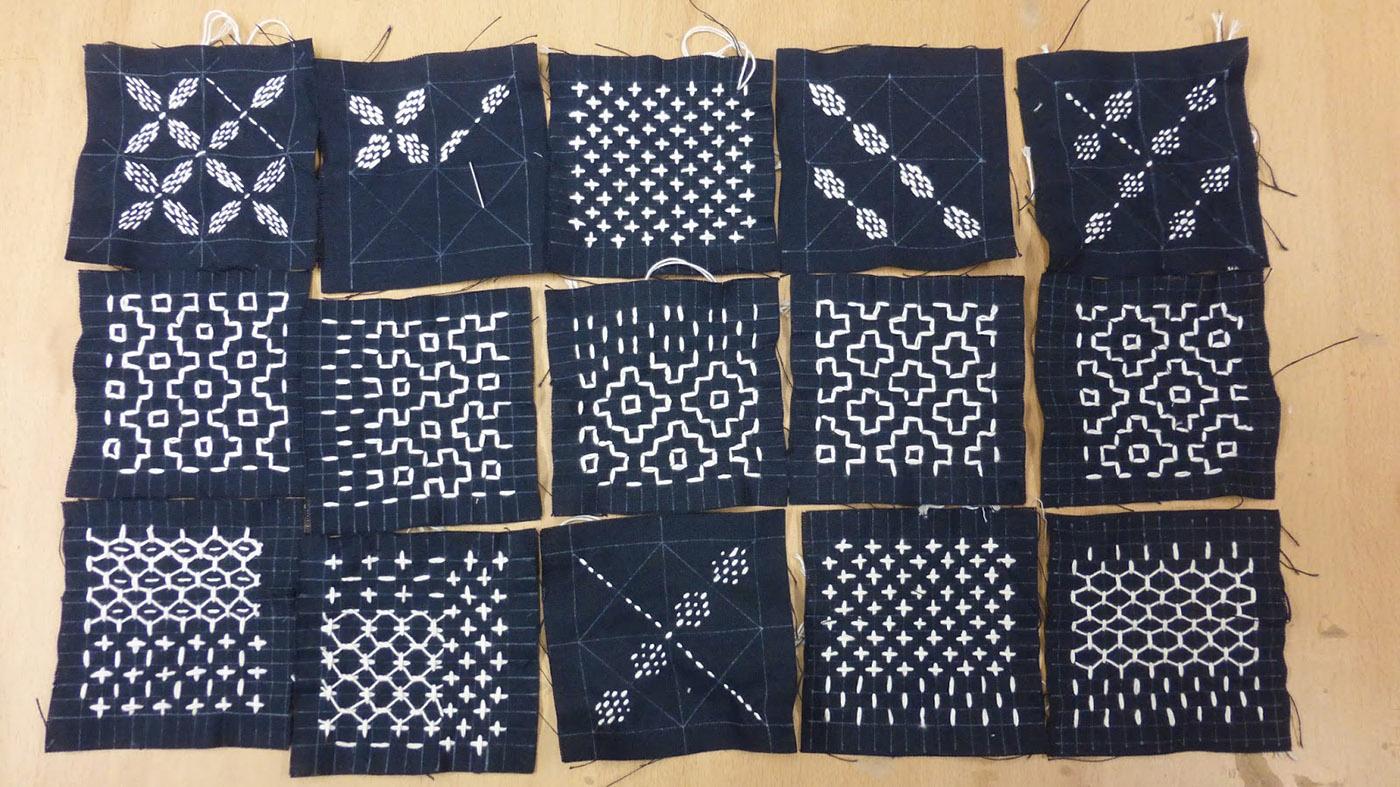 Sashiko Holiday Napkins