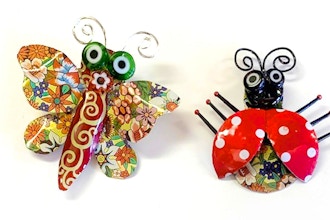 Tin Ladybug Pin Workshop