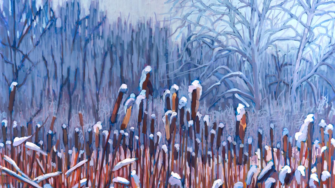 Winter Landscape Painting