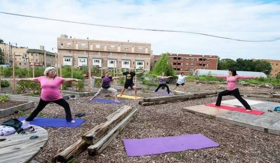 Yoga in the Garden
