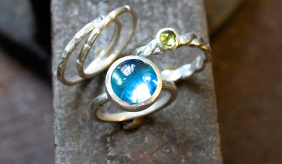 Silversmithing I & II - Stacking Rings
