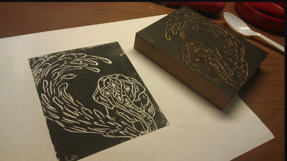 Stamping in Style: Linoleum Block Printing on Fabric and Paper