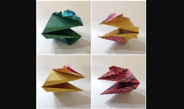 Virtual Origami Origami Snap Dragons Origami Classes New