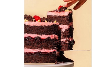 Chocolate Raspberry Jam Cake
