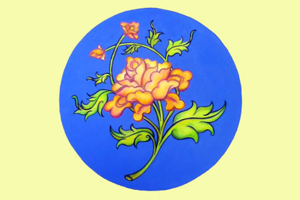Drawing Lotus Flowers in the Tibetan Tradition