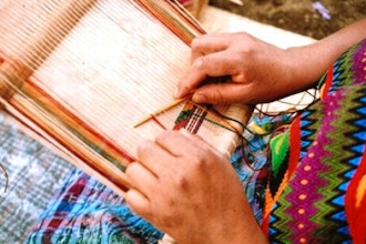 Modern Backstrap Weaving with Weaving Hand