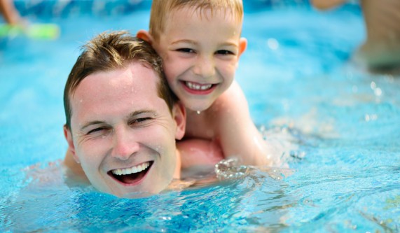 Parent and Preschooler Swim - Ages: 2 - 5 yrs.