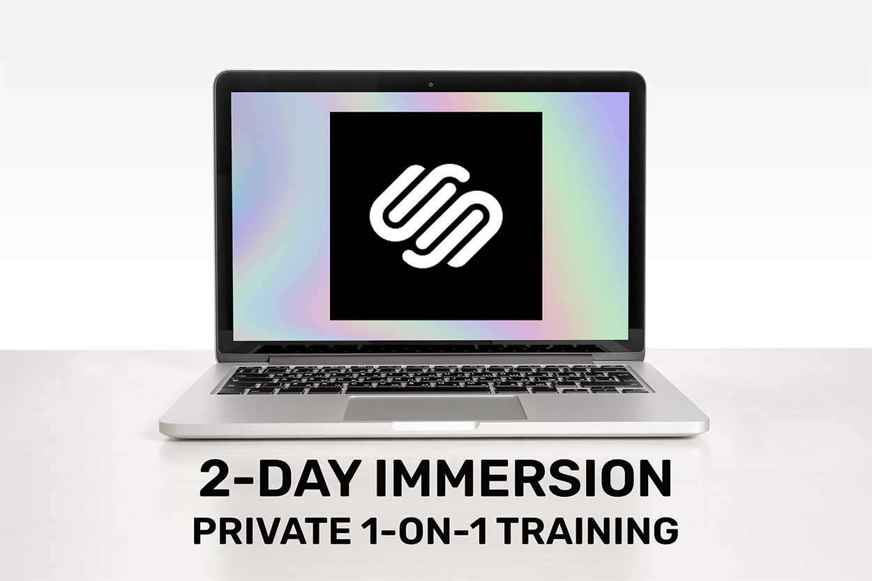 Squarespace Websites Immersion—Private Training