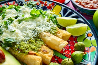 Virtual Sunday Dinner: Veggie Enchiladas