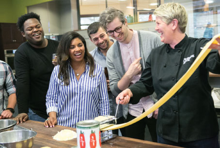 Hands-On Pasta Workshop: Spring Menu
