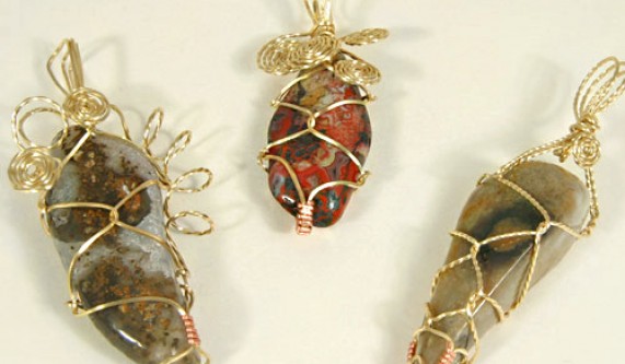 Magic Wand Wire Wrapped Pendant