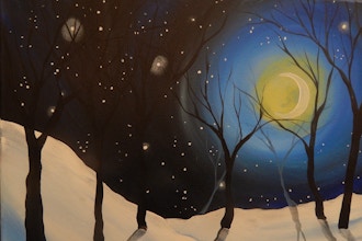 BYOB Painting: Moonlight Trees