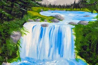 BYOB Painting: Landscape Waterfall