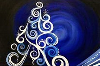 BYOB Painting: Blue Tree