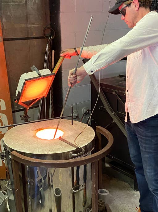 Glass Blowing by the Sea