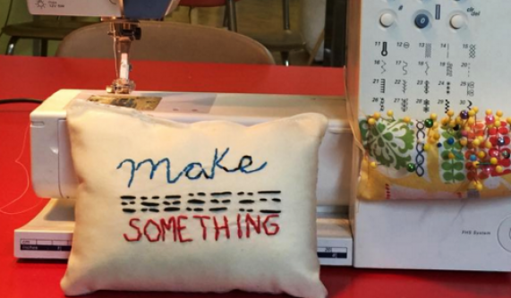 Peek A Boo Pillow Workshop Embroidery Classes New York