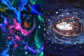 Summer Camp: Galaxy Painting (Grades K-2)