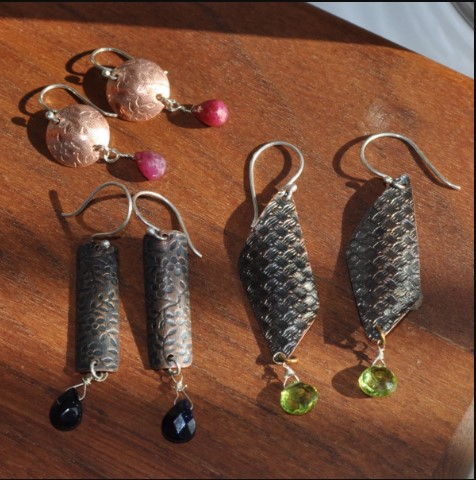 DIY Workshop Roll Printed Earrings  (2.5 Hours Private class)