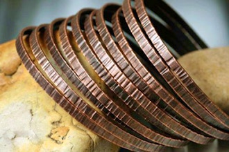 DIY Layers of Boho Brass Bangle