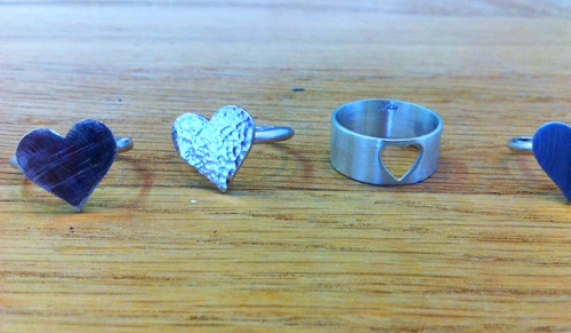 Thirsty Thursday: Textured Sterling Silver Rings (DIY)