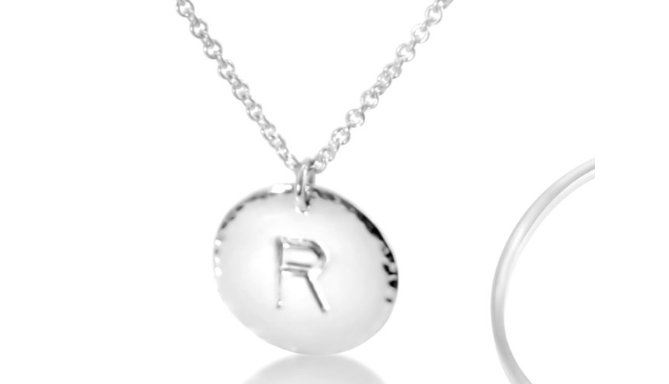 DIY Stamped Initial Necklace (2.5 Hours Private class)