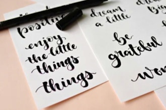 NYC: Calligraphy Workshop (Materials Included)
