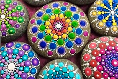 NYC: Dot Mandala Painting (Kit Included) - Team Building Activity