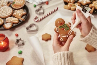 Virtual Classic Gingerbread Cookie Decorating (Materials Included)