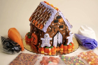 Virtual Haunted Gingerbread House Cookie Decorating (Kit Included)