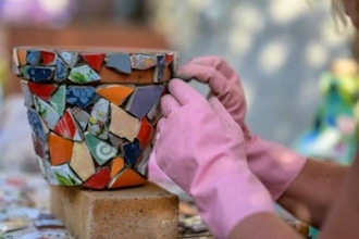 NYC: Mosaic Vase Workshop