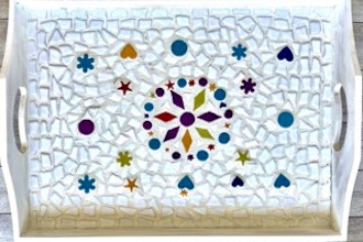 Virtual Mosaic Tray Workshop (Materials Included)