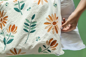 NYC: Pillow Painting Workshop (Materials Included)