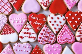 Virtual Valentines Day Cookie Decorating (Materials Included)
