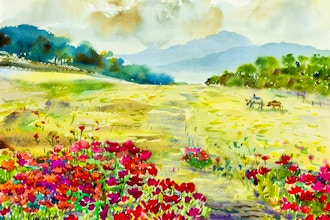 Virtual Watercolor Workshop (Materials Included)