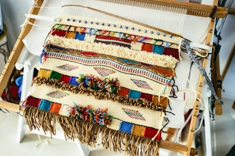 NYC: Tapestry Loom Weaving
