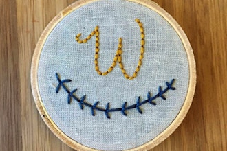 Holiday Gift Workshop: Modern Embroidered Monograms