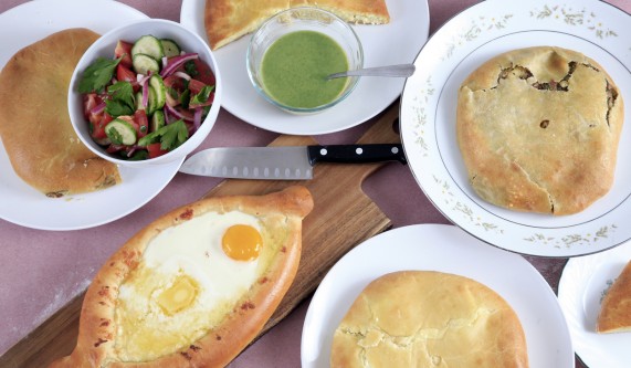How to make Khachapuri cooking class