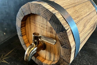 Make a Barrel to age your own Whiskey and Craft Cocktails
