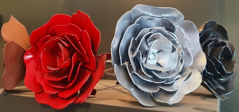 Weld a Steel Rose