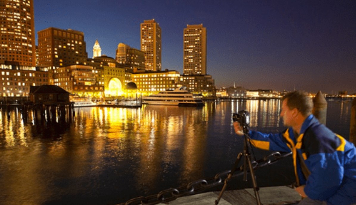 Digital Photography Live In-the-Field @ Boston Waterfront Skyline Sunset Shoot