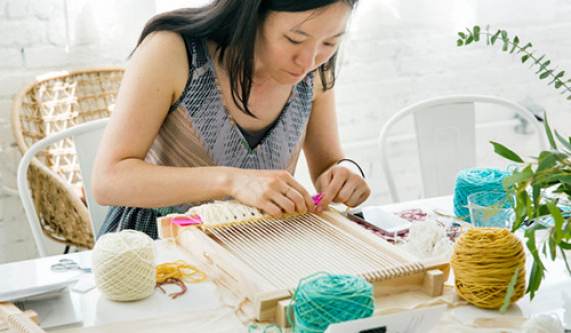 Design Weaving (Intermediate) Weaving Classes Los Angeles