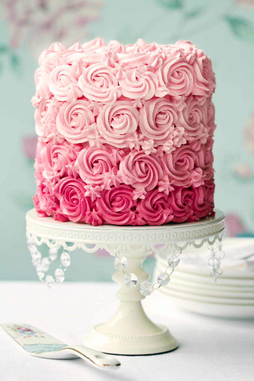 Diy Ombre Rosette Cake Cake Decorating Classes New York