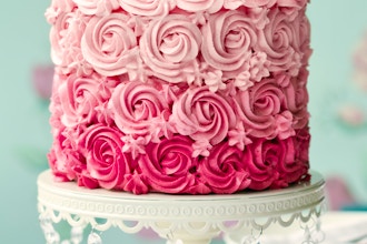 Diy Ombre Rosette Cake Cake Decorating Classes New York