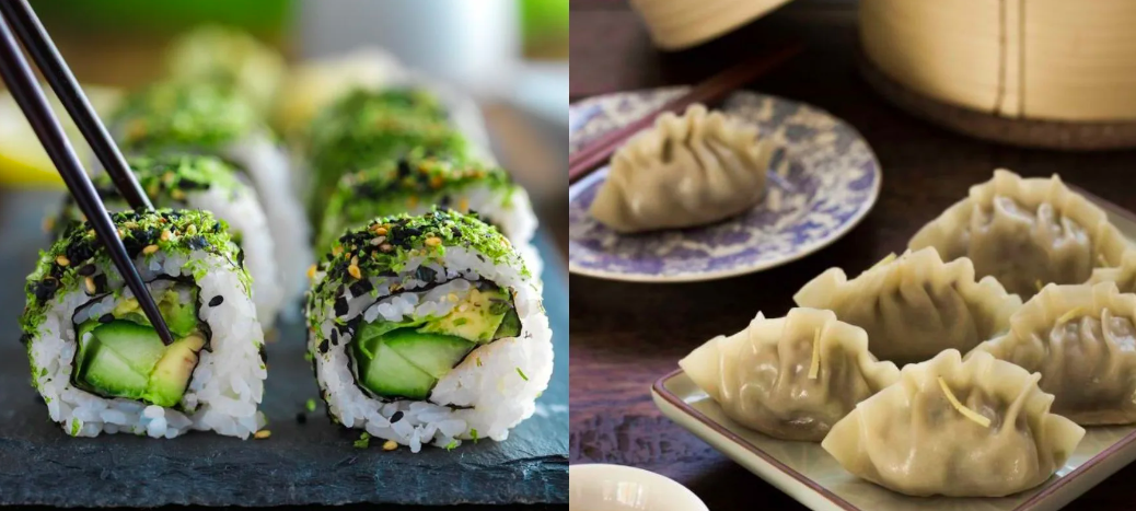 Sushi+ Dumplings