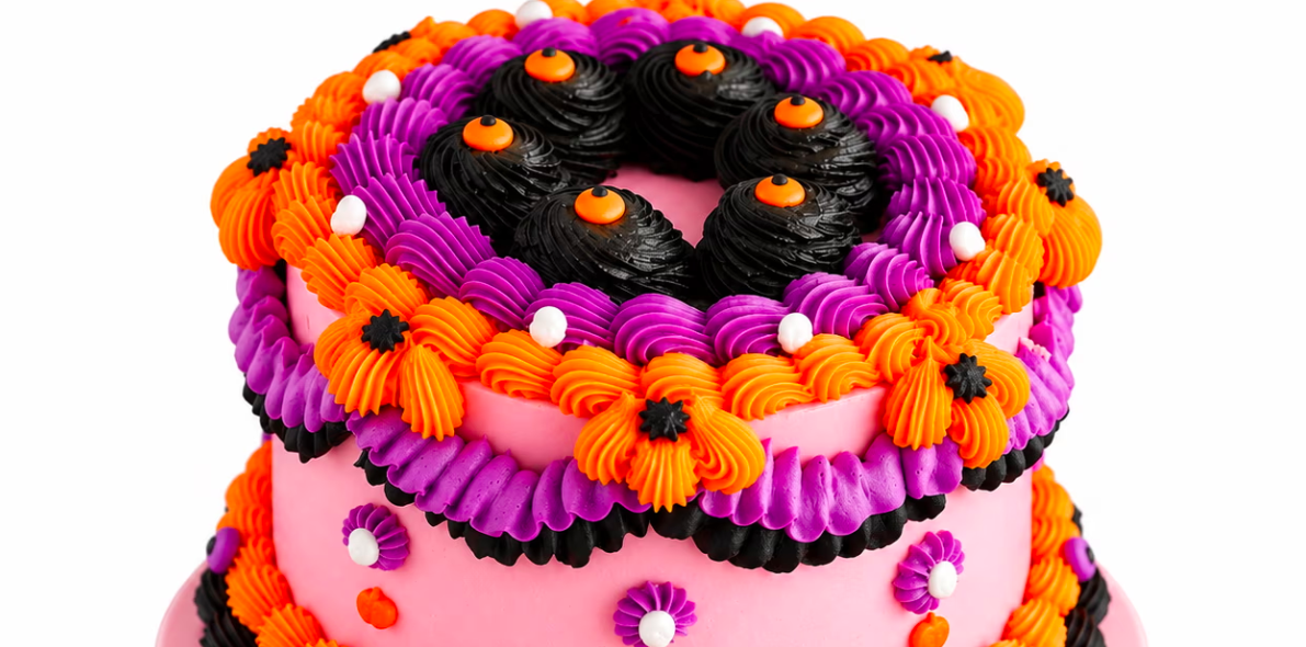 Halloween Vintage Lambeth Cake Decorating