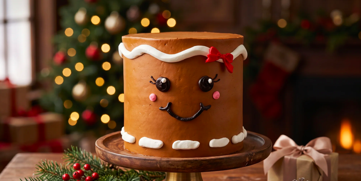 Gingerbread Man Cake