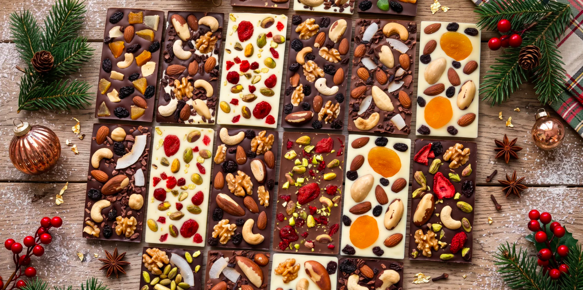 Healthy Holiday Fruit & Nut Chocolate Bars Class