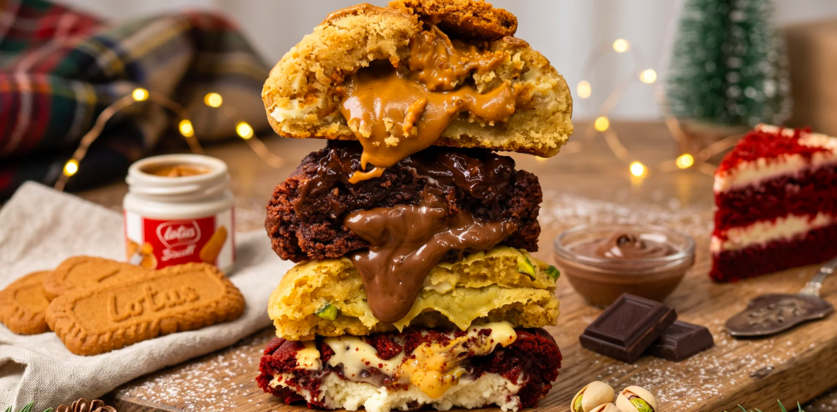 Family Stuffed Cookies for Santa