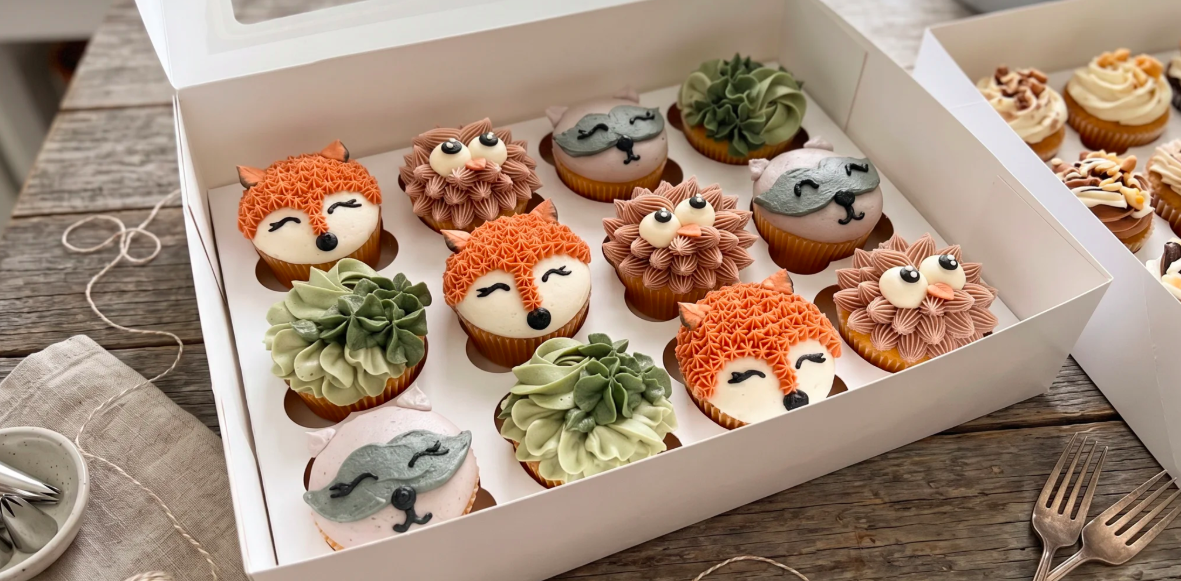 Junior Kids Woodland Creatures Cupcake Decorating Class
